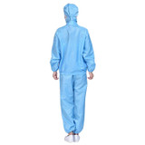 Striped Anti-static Split Hood Dust-proof Work Suit, Size:XXXXL(Blue)
