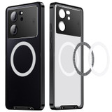 For Xiaomi Redmi K60 Ultra / 13T / 13T Pro Aromatherapy Magnetic Metal Phone Case(Black)