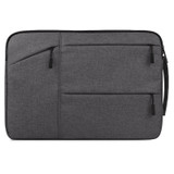 Universal Multiple Pockets Wearable Oxford Cloth Soft Portable Simple Business Laptop Tablet Bag, For 12 inch and Below Macbook, Samsung, Lenovo, Sony, DELL Alienware, CHUWI, ASUS, HP(Grey)