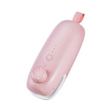 USB Charging Portable Heating Plastic Bag Household Mini Sealing Machine(Pink)