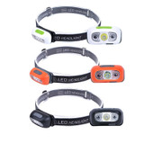 Smart Sensor Outdoor USB Headlight LED Portable Strong Light Night Running Headlight, Colour: Black 5W 140LM