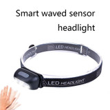 Smart Sensor Outdoor USB Headlight LED Portable Strong Light Night Running Headlight, Colour: White 5W 140LM