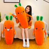 Carrot Plush Toy Large Long Down Cotton Doll Pillow, Height: 120cm(Poor Pouting)