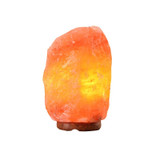 USB Power Himalayan Crystal Rock Salt Desk Lamp Night Light With Wood Base & E14 Bulb & Switch, Size:2-3kg(Colorful Light)