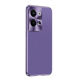 For OPPO Reon9 Pro Starshine Frosted Series Airbag Shockproof Phone Case(Purple)