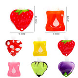 2 PCS Portable Silicone Lotion Bottle Hand Sanitizer Bottle Travel Soft Pack Shampoo Shower Gel Bottle( Strawberry red)