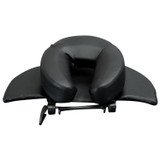 Adjustable Headrest Face Pillow Family Massage Beauty Cradle Rest Pad For Desk(Black Color)