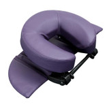 Adjustable Headrest Face Pillow Family Massage Beauty Cradle Rest Pad For Desk(Purple Color)