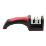 Ceramics Knife Sharpener with Square Handle(Red)