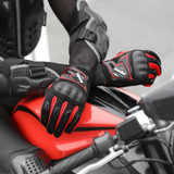 Boodun Motorcycle Electric Car Gloves Riding Off-Road Men And Women Racing Breathable Anti-Fall Gloves, Size: XL(Black)