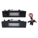 2 PCS License Plate Light with 24 SMD-3528 Lamps for BMW E87(White Light)