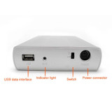 3.5 inch HDD External Case, Support IDE Hard drive(Silver)