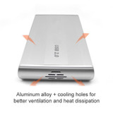 3.5 inch HDD External Case, Support IDE Hard drive(Silver)