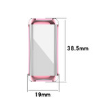 For Fitbit Inspire 2 Full Coverage TPU Protective Case Cover(Pink)