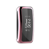 For Fitbit Inspire 2 Full Coverage TPU Protective Case Cover(Pink)