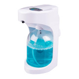 OH-Bubble Wall-mounted Desktop Dual-use Plastic Automatic Induction Foam Soap Dispenser (White)