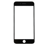 Front Screen Outer Glass Lens with Front LCD Screen Bezel Frame & OCA Optically Clear Adhesive for iPhone 8 Plus(Black)