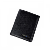 Vertical Wallet Smart Bluetooth Anti-Lost Anti-Theft Leather Bag, Style:Smart(Black)