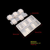 2 PCS DIY Keycap Silicone Mold OEM Mechanical Keyboard Silicone Mold, Style: MD3524