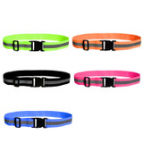 3 PCS Outdoor Adjustable Night Running And Cycling Reflective Waistband, Specification: 4cm Width(Pink)