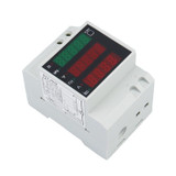 D52-2058 Wattmeter Din rail Volt Current Meter, Specification: AC80-300V Built-in CT