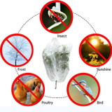 Plant Insect Cover Net With Drawstring Greenhouse Fruit Tree Bird Cover, Size: 1x1.4m(White)