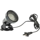 2.3W Waterproof Spotlights, 36 LED Amphibious Fish tank / Aquarium Colorful Light, Waterproof depth: 1-1.5m(Black)