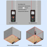 ANENG Handheld Infrared Rangefinder, Model: 40m Precision Version