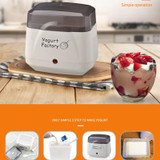 110V-220V Electric Yogurt Maker Multifunctional full-Automatic Natto Fermenting Machine Yogurt Fermentation Tank, CN Plug