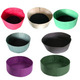 2 PCS 60x20cm 56L Felt Planting Barrel Indoor Outer Round Plant Bag Non-Woven Seedling Bag(Dark Green)