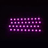 4 in 1 4.5W 36 SMD-5050-LEDs RGB Car Interior Floor Decoration Atmosphere Neon Light Lamp, DC 12V (Pink Light)