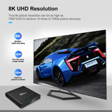 X96 Air 8K Smart TV BOX Android 9.0 Media Player with Remote Control, Quad-core Amlogic S905X3, RAM: 4GB, ROM: 64GB, Dual Band WiFi, Bluetooth, US Plug