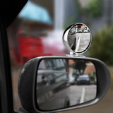 3R-043 Auxiliary Rear View Mirror Car Adjustable Blind Spot Mirror Wide Angle Auxiliary  Side Mirror, Diameter: 60mm (Black)