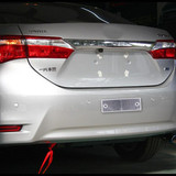 10 PCS Car Rear Bumper Warning Plastic Reflector and Sign(White)