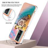 For Xiaomi Poco F5 Pro 5G / Redmi K60 Electroplating IMD TPU Phone Case with Ring(Dream Butterfly)