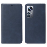 For Xiaomi 12 Pro Magnetic Closure Leather Phone Case(Blue)