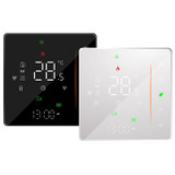 BHT-006GALW 95-240V AC 5A Smart Home Heating Thermostat for EU Box, Control Water Heating with Only Internal Sensor & WiFi Connection(Black)