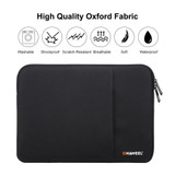 HAWEEL 11 inch Sleeve Case Zipper Briefcase Carrying Bag For Macbook, Samsung, Lenovo, Sony, DELL Alienware, CHUWI, ASUS, HP, 11 inch and Below Laptops / Tablets(Black)