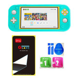 IPLAY Game Host Silicone Full Coverage Protective Case with Screen Protector for Switch Lite(Grey)