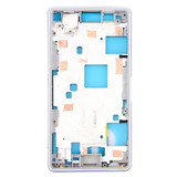 Front Housing LCD Frame Bezel Plate for Sony Xperia Z3 Compact / D5803 / D5833(White)