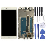 OEM LCD Screen for ZTE Blade V8 Lite  Digitizer Full Assembly with FrameWhite)