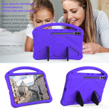 For Samsung Galaxy Tab S8 Ultra EVA Shockproof Tablet Case with Holder(Purple)