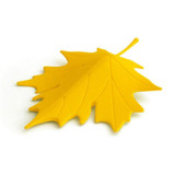 Maple Autumn Leaf Style Home Decor Finger Safety Door Stop Stopper(Yellow)