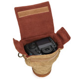 K-809 Shock-Absorbing And Drop-Proof Camera Shoulder Bag SLR Liner Protection Bag(Grey)