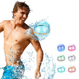 6 cm Water Fight Water Ball Toy Party Swimming Water Balloon Waterfall Ball Toy(Gem Blue)