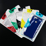 100PCS Phone Case Translucent Yin Yang Self-sealing Packaging Bag(Blue)