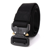 New Quick Release Buckle Safety Outer Belt Quick Dry Pure Nylon Training Belt(Black)