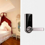 OS8818 Password + Key + Sensor Card Zinc Alloy Electronic Door Lock Touch Screen Electronic Code Lock