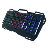 iMICE AK-400 USB Interface 104 Keys Wired Colorful Backlight Gaming Keyboard for Computer PC Laptop(Black)