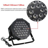 36W 36 LEDs DMX512 RGB LED PAR Light with Remote Control, Strobe + Sound Control + Self-propelled, AC 100-240V